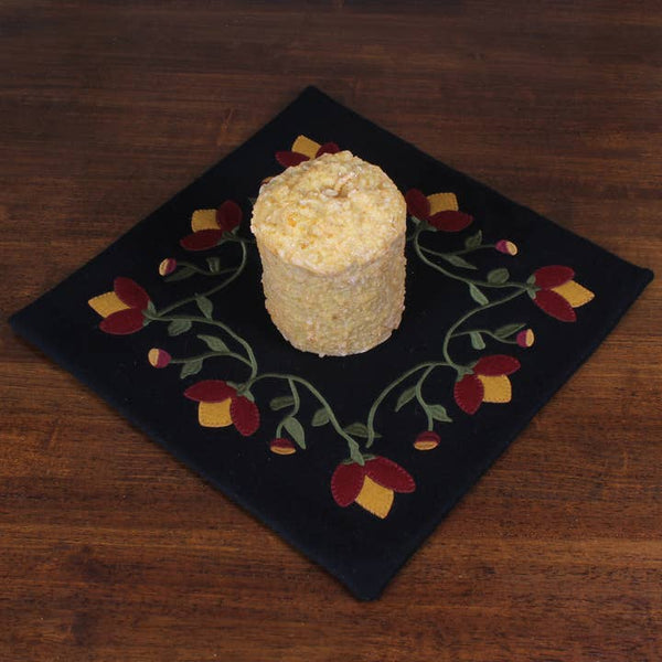 Primitive Border Candle Mat