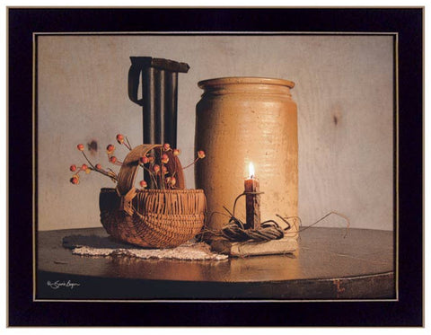 "Bittersweet Basket" By Susan Boyer, Black Frame 14x20