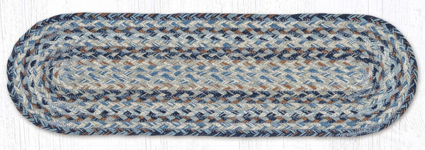 C-9-119 Denim Oval Stair Tread 27"x8.25"