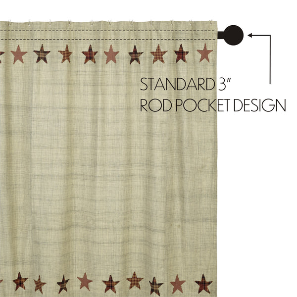 Abilene Star Shower Curtain 72x72