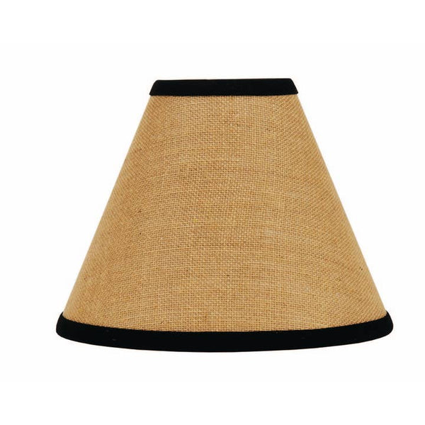 Burlap Stripe 6" Shade Black