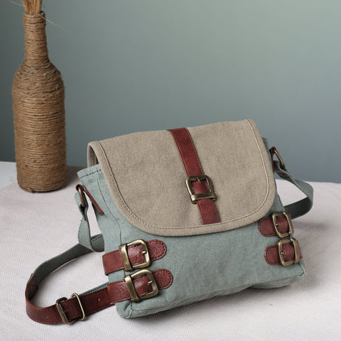 Buckled Up River Canvas Crossbody