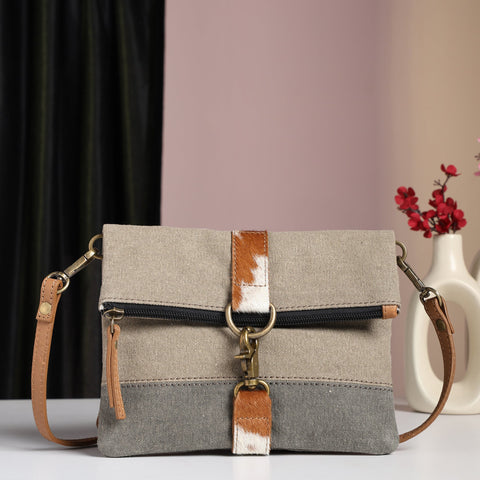 Finley Stone Cowhide Crossbody