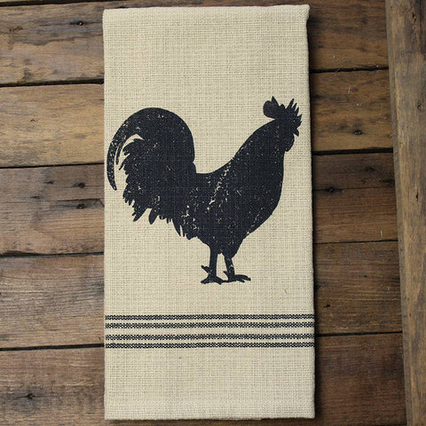 Farmhouse Rooster  Oat Towel