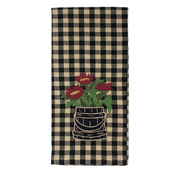 Flowers in Firkin Towel (set of 2)