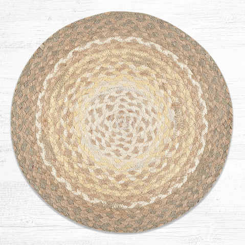 CH-776 Natural Jute Chair Pad 15.5"x15.5"