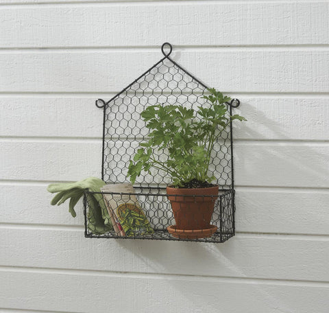 Chicken Wire Wall Caddy