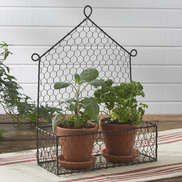 Chicken Wire Wall Caddy
