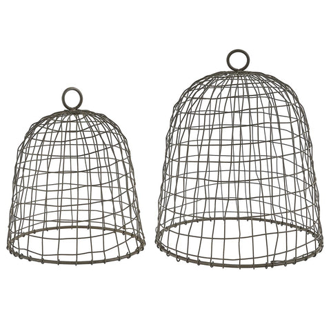 Wire Bell Cloches - Set of 2
