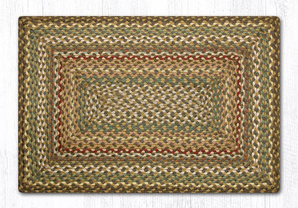 RC-51 Fir Tonal Oblong Braided Rug 20"x30"