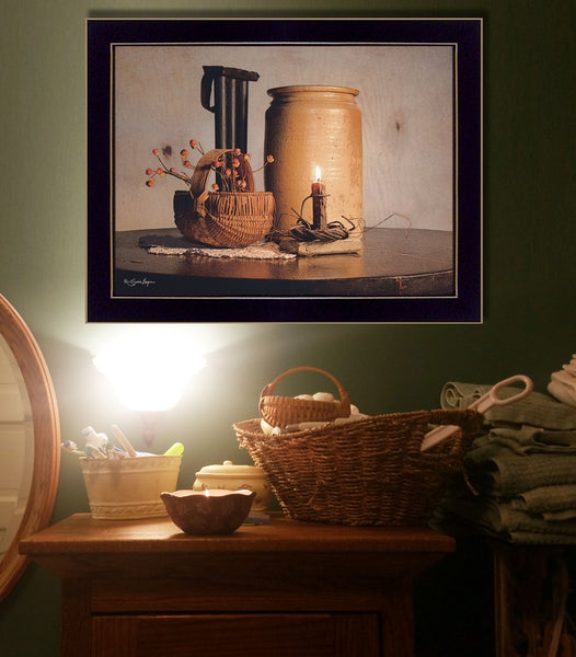 "Bittersweet Basket" By Susan Boyer, Black Frame 14x20