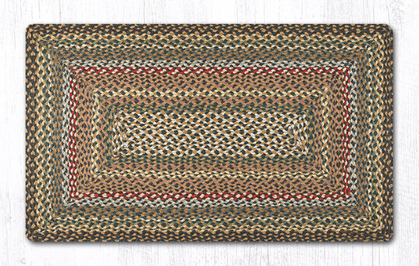 RC-51 Fir Tonal Oblong Braided Rug 27"x45"