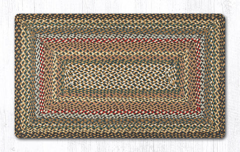 RC-51 Fir Tonal Oblong Braided Rug 27"x45"