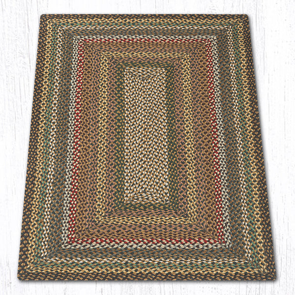 RC-51 Fir Tonal Oblong Braided Rug 3'x5'