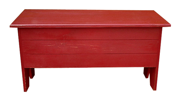 Wooden Storage Bench 3' long