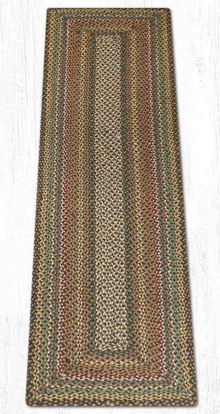 RC-51 Fir Tonal Oblong Braided Rug 2'x8'