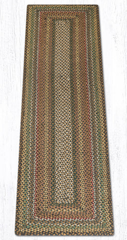 RC-51 Fir Tonal Oblong Braided Rug 2'x8'