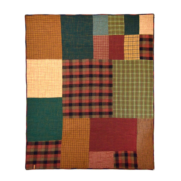 Campfire Square Cotton Pieced Quilted Bedding - Donna Sharp