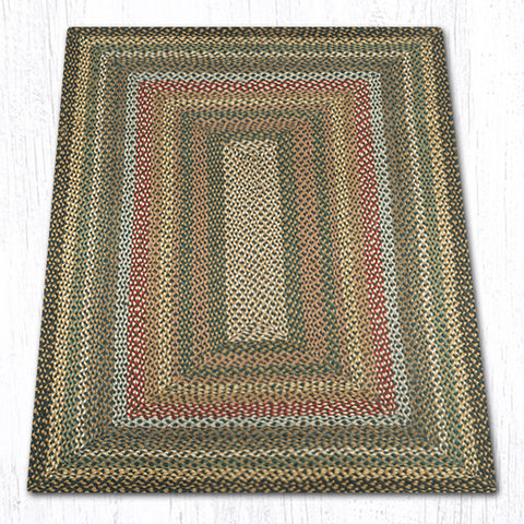 RC-51 Fir Tonal Oblong Braided Rug 4'x6'