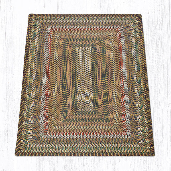 RC-51 Fir Tonal Oblong Braided Rug 5'x8'