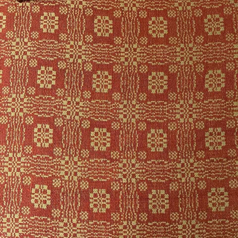 GETTYSBURG RED/TAN KING BED COVER