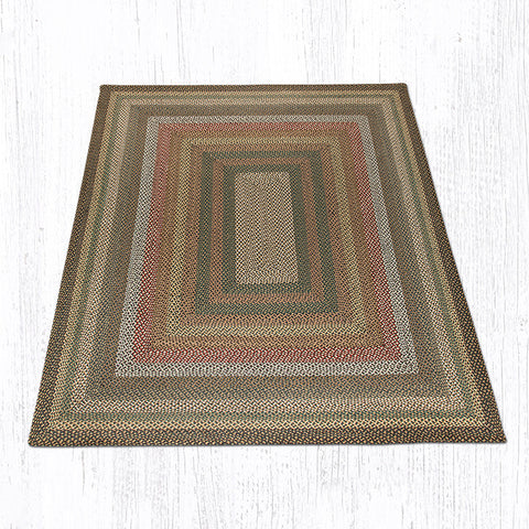 RC-51 Fir Tonal Oblong Braided Rug 8'x10'