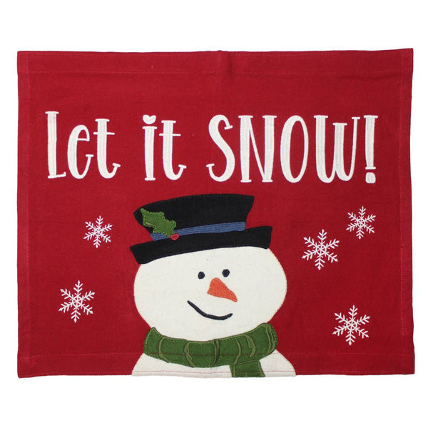 Flurry the Snowman Christmas Pennant