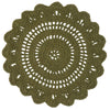 Addison Matcha Green Crochet Trivet 8" | Country Farmhouse Decor