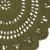 Addison Matcha Green Crochet Trivet 8" | Country Farmhouse Decor