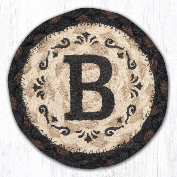 IC-313 B Monogram Printed Coaster 5"x5"