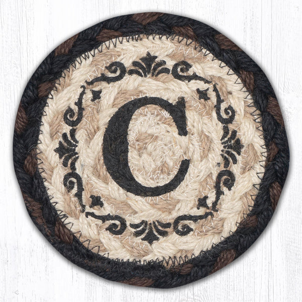 IC-313 C Monogram Printed Coaster 5"x5"