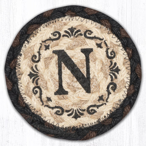 IC-313 N Monogram Printed Coaster 5"x5"