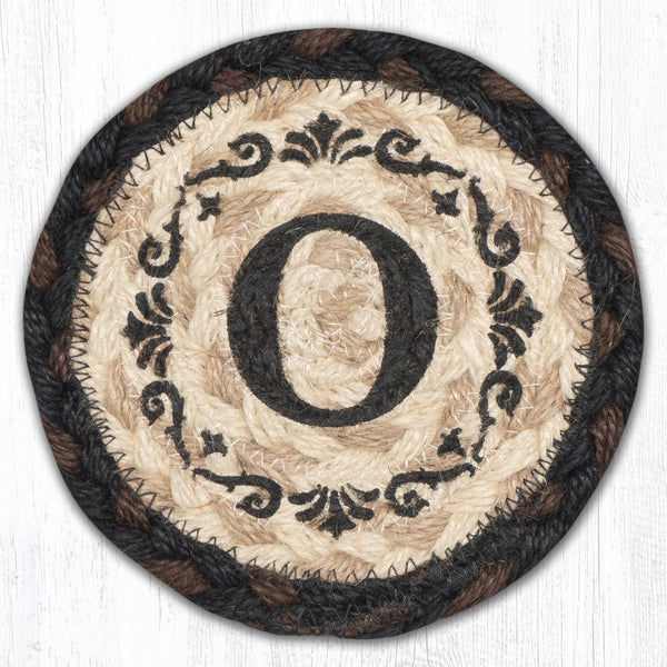 IC-313 O Monogram Printed Coaster 5"x5"