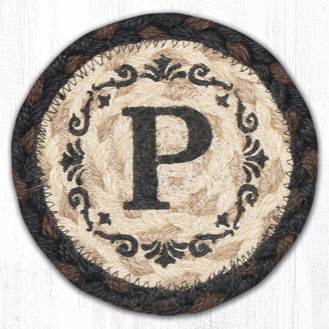 IC-313 P Monogram Printed Coaster 5"x5"