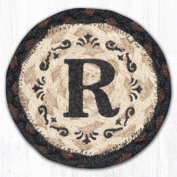 IC-313 R Monogram Printed Coaster 5"x5"