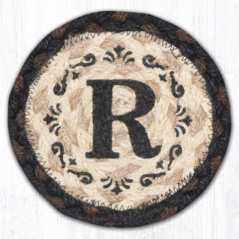 IC-313 R Monogram Printed Coaster 5"x5"