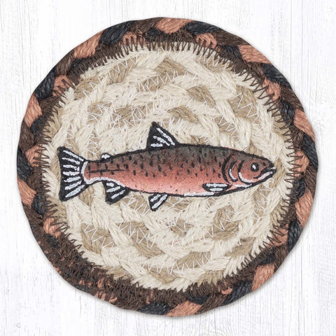 IC-10 Pink Salmon Printed Coaster 5"x5"