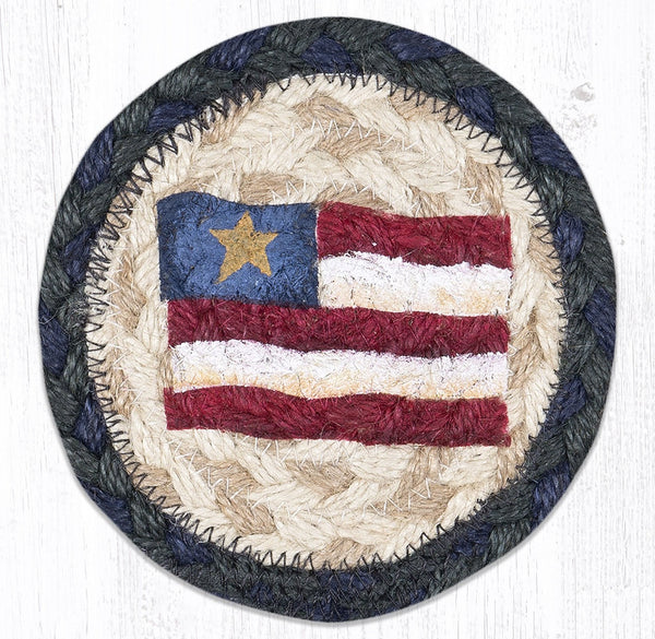 IC-15 Primitive Star Flag Printed Coaster 5"x5"