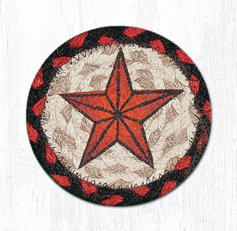 IC-19 Barn Star Printed Coaster 5"x5"
