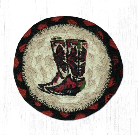 IC-19 Boots Printed Coaster 5"x5"