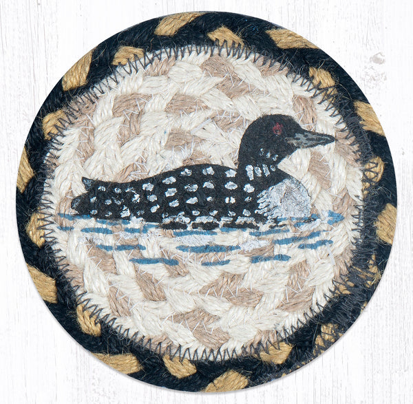 IC-43 Loon Printed Coaster 5"x5"