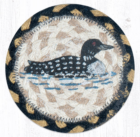 IC-43 Loon Printed Coaster 5"x5"