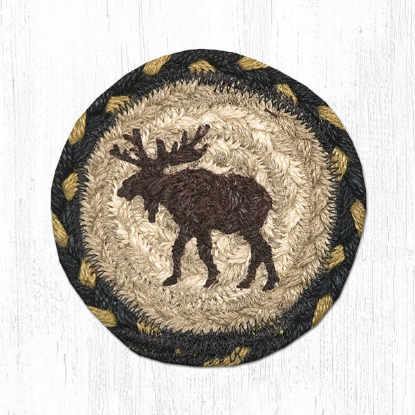 IC-43 Moose Printed Coaster 5"x5"