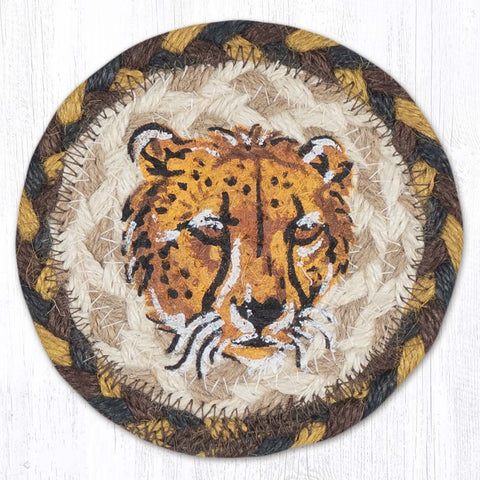 IC-51 Running Cheetah Printed Coaster 5"x5"