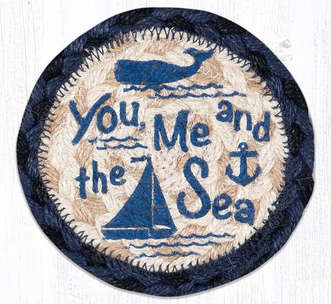 IC-79 You, Me and the Sea Printed Coaster 5"x5"