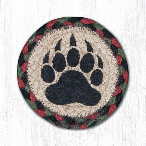 IC-81 Bear Paw Printed Coaster 5"x5"