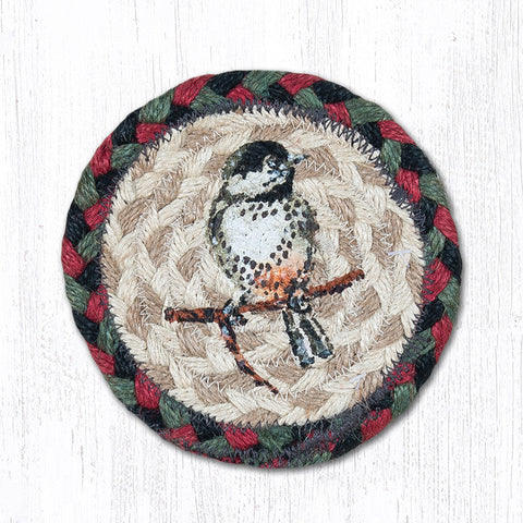 IC-81 Chickadee Printed Coaster 5"x5"