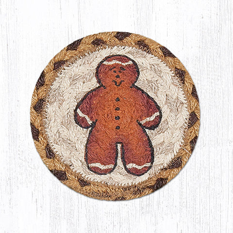 IC-111 Gingerbread Man Printed Coaster 5"x5"