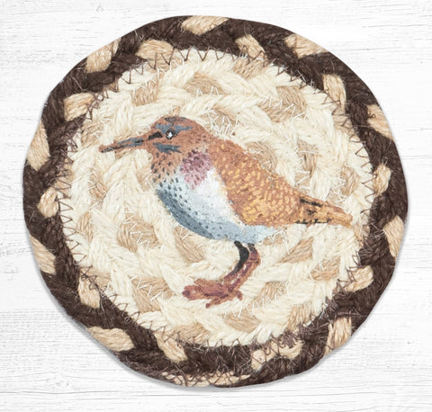 IC-133 Sandpiper Printed Coaster 5"x5"