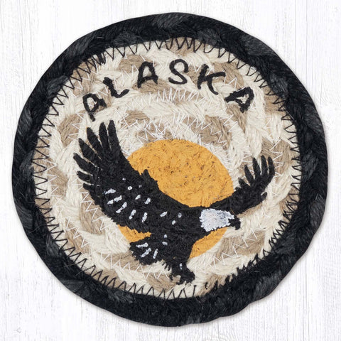 IC-238 Eagle Silhouette Printed Coaster 5"x5"